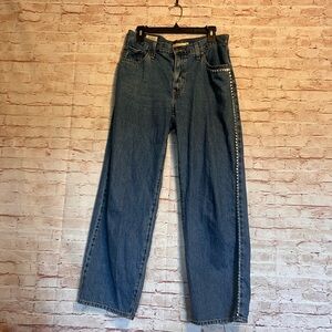Levi's big E baggy dad jeans size 28